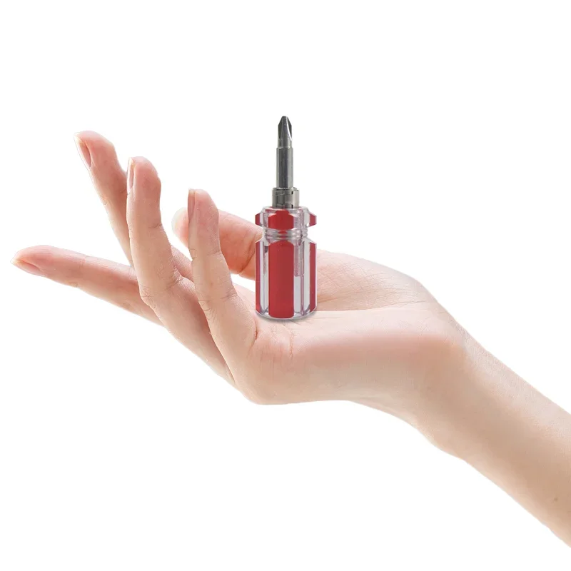 Mini-Bit-Schraubendreher-Set aus transparentem Kunststoff 6tlg. Präzisionswerkzeug