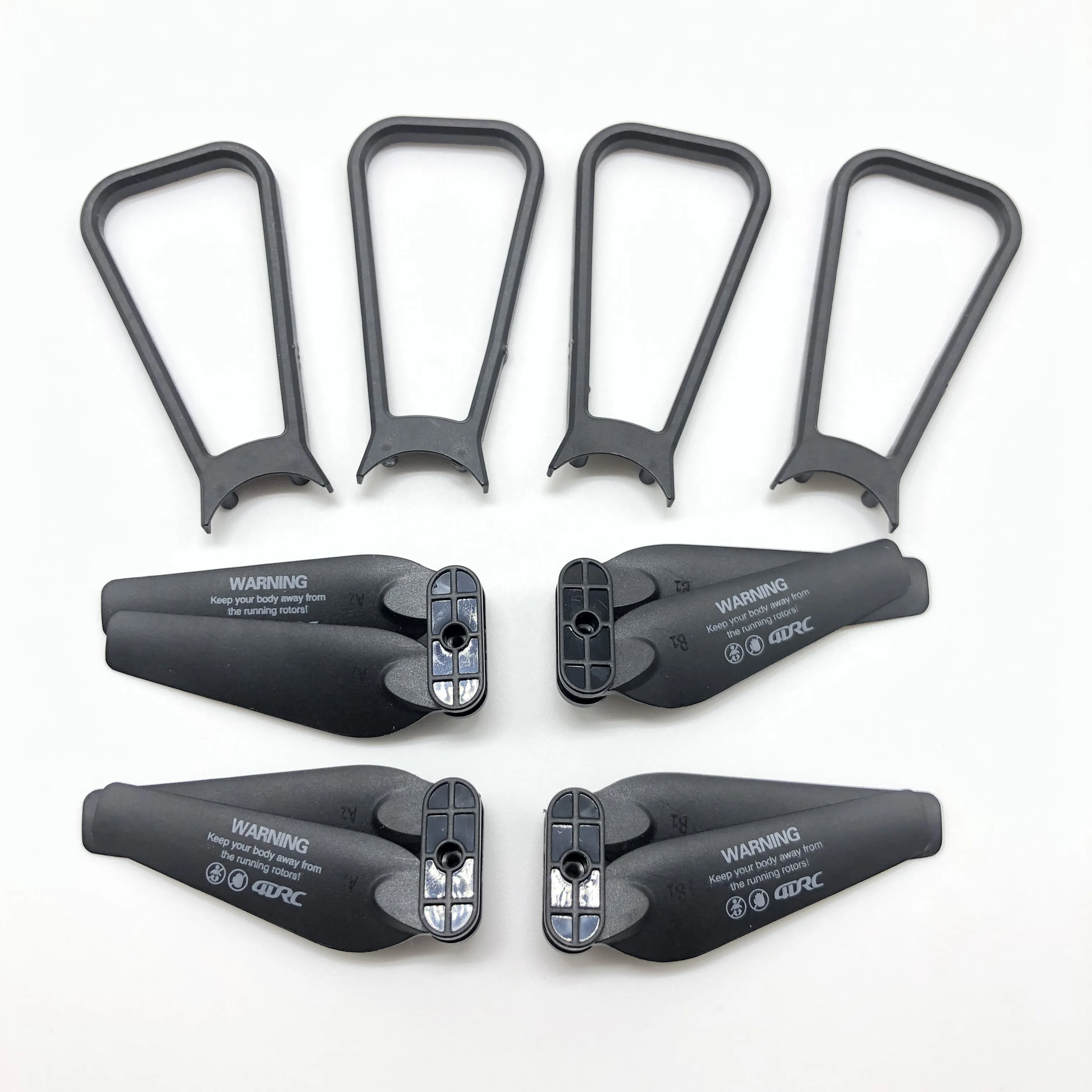 

4DRC V13 Mini Drone Propeller Props Maple Leaf Blade Guard Protective Ring Frame 4D-V13 Replacement Accessory