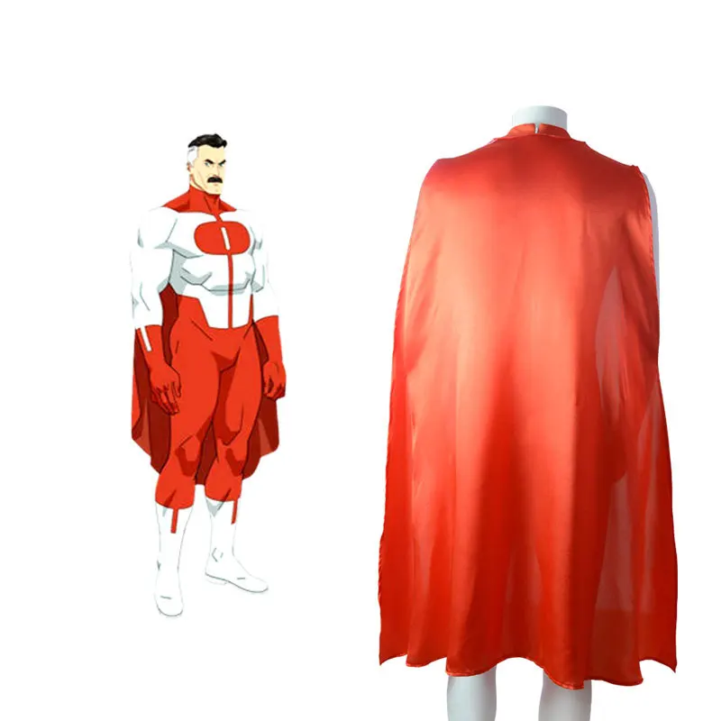 Invincible Mark Grayson Bodysuit with Cape Cosplay Costume for Men (Unofficial)