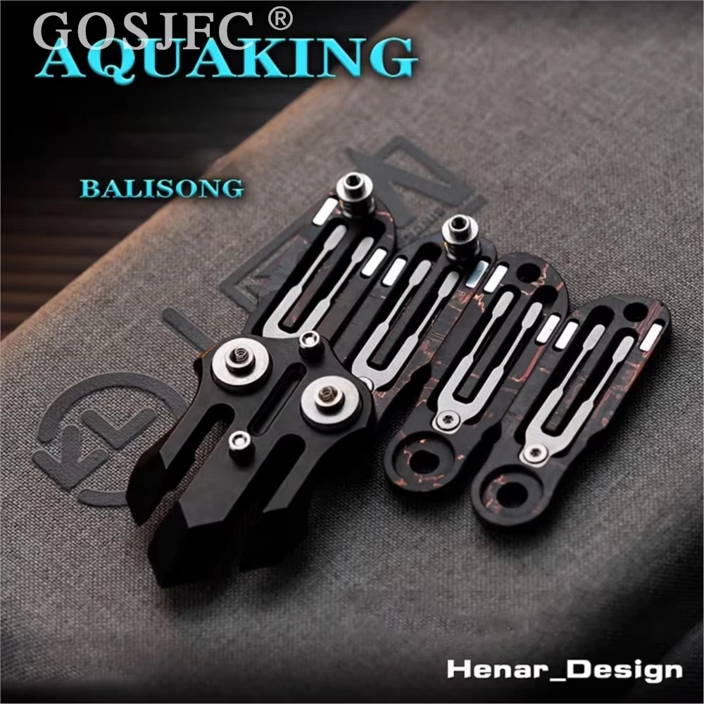 WANWU 解凍おもちゃ EDC 新素材アトランティス G10 音叉フィジェット