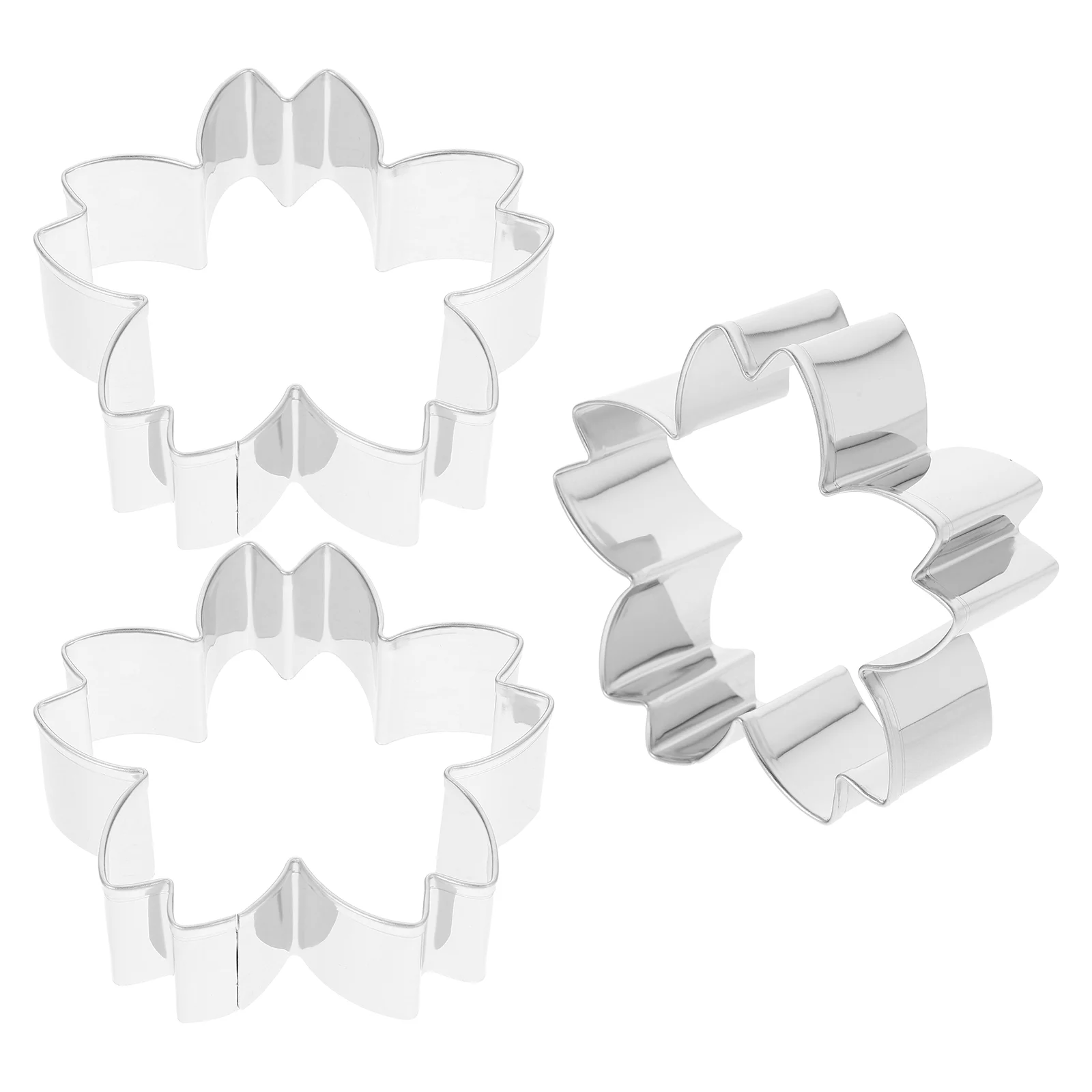 

Metal Christmas Cake Cutters Sakura Cookie Fondant Stainless Steel Biscuit Mold