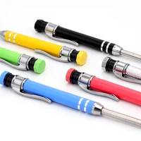 Professional Metal Carpenter Pencil Set with 2.8mm 2box Refill Lead, Deep Hole Woodworking Engineering Marking Tool 5