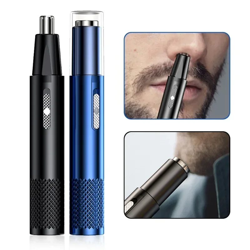 Electric Nose Hair Trimmer Machine Men Nose Hair Shaver Clipper Shaving Cutter Tool Portable Automatic Nose and Ear Trimmer