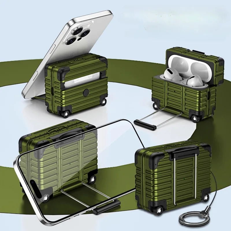 Trendy Drop-Proof Protective Headphone Luggage Case