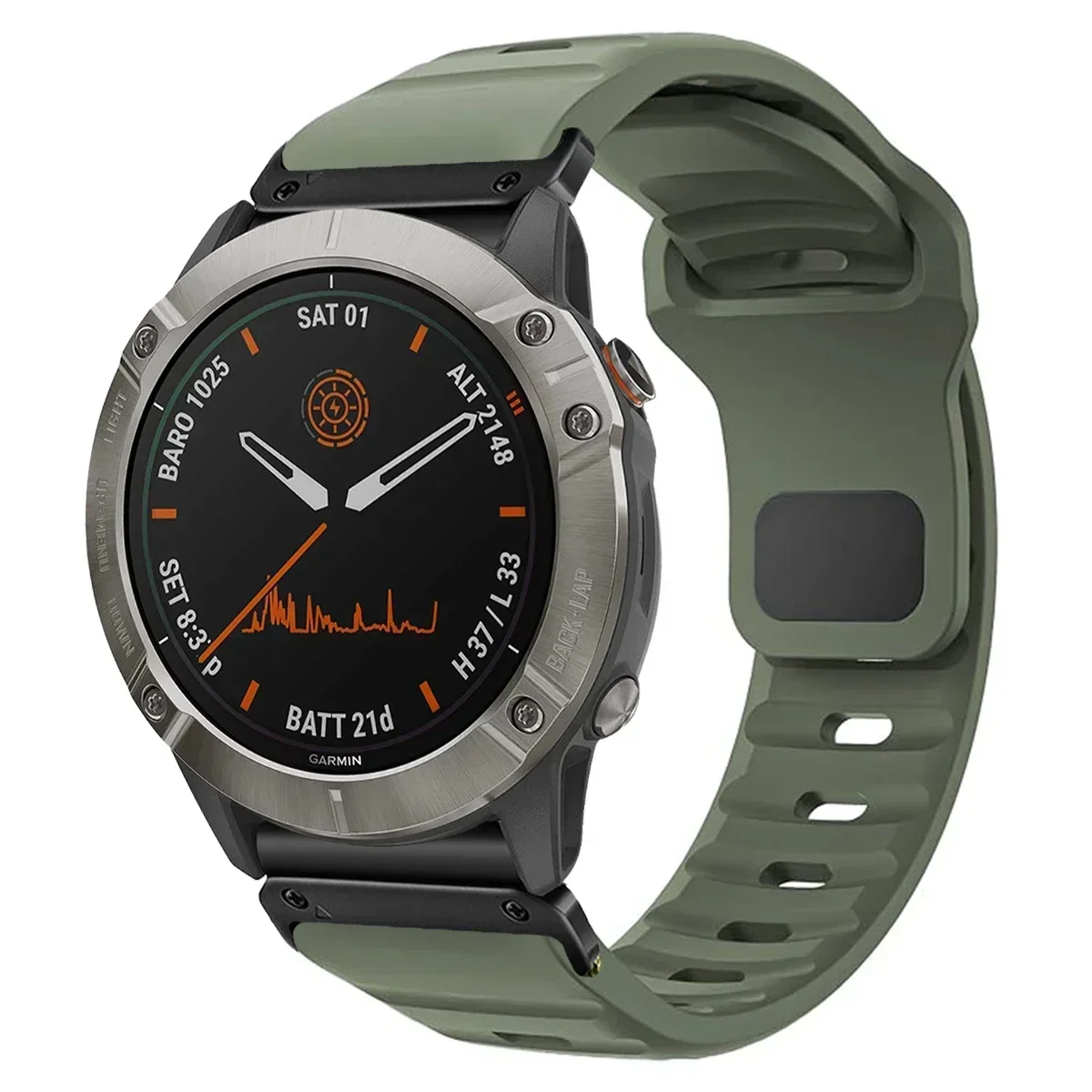 QuickFit Silicone No-Gap Watchband - Versatile 22mm & 26mm Strap