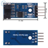 Slot Type IR Optocoupler Speed Sensor Module 3.3V-5V Counter Module 51 AVR PIC 3.3V-5V Diy Kit Optical Speed Measuring Module - Image 3