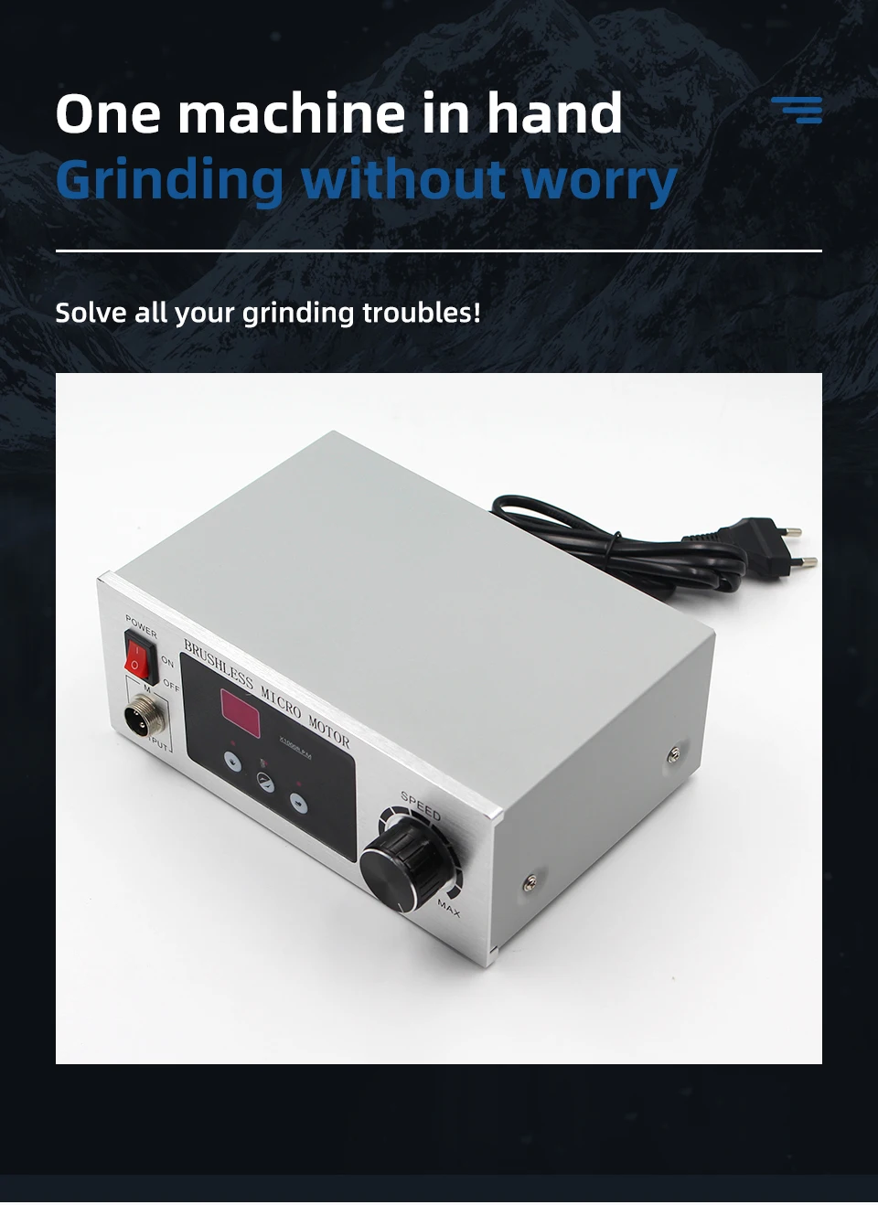 Micromotore da laboratorio brushless 70000 giri/min Manipolo per lucidatura dentale Strumento per odontoiatria Micromotore_voghion.com