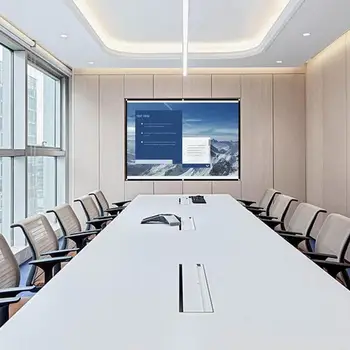 Foldable Projector Screen 16:9 Anti-Crease Projector Screen 4K HD 60-130 Inch Portable Movie Screen For Home Cinema Theater 5