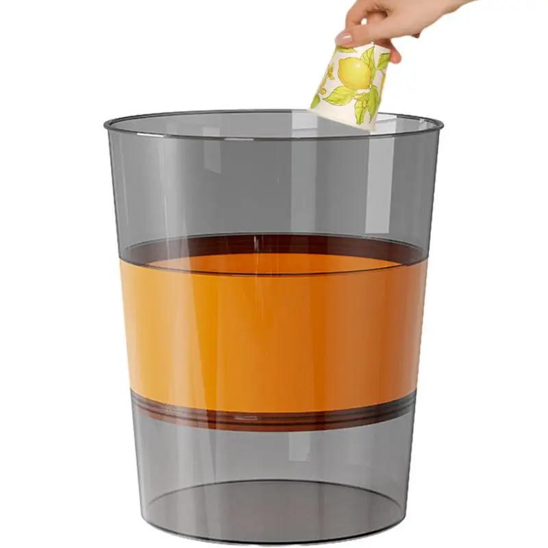

Wastebasket Trash Container Detachable Reusable Trash Storage Container Large Capacity Light Trash Can For Bathroom Bedroom
