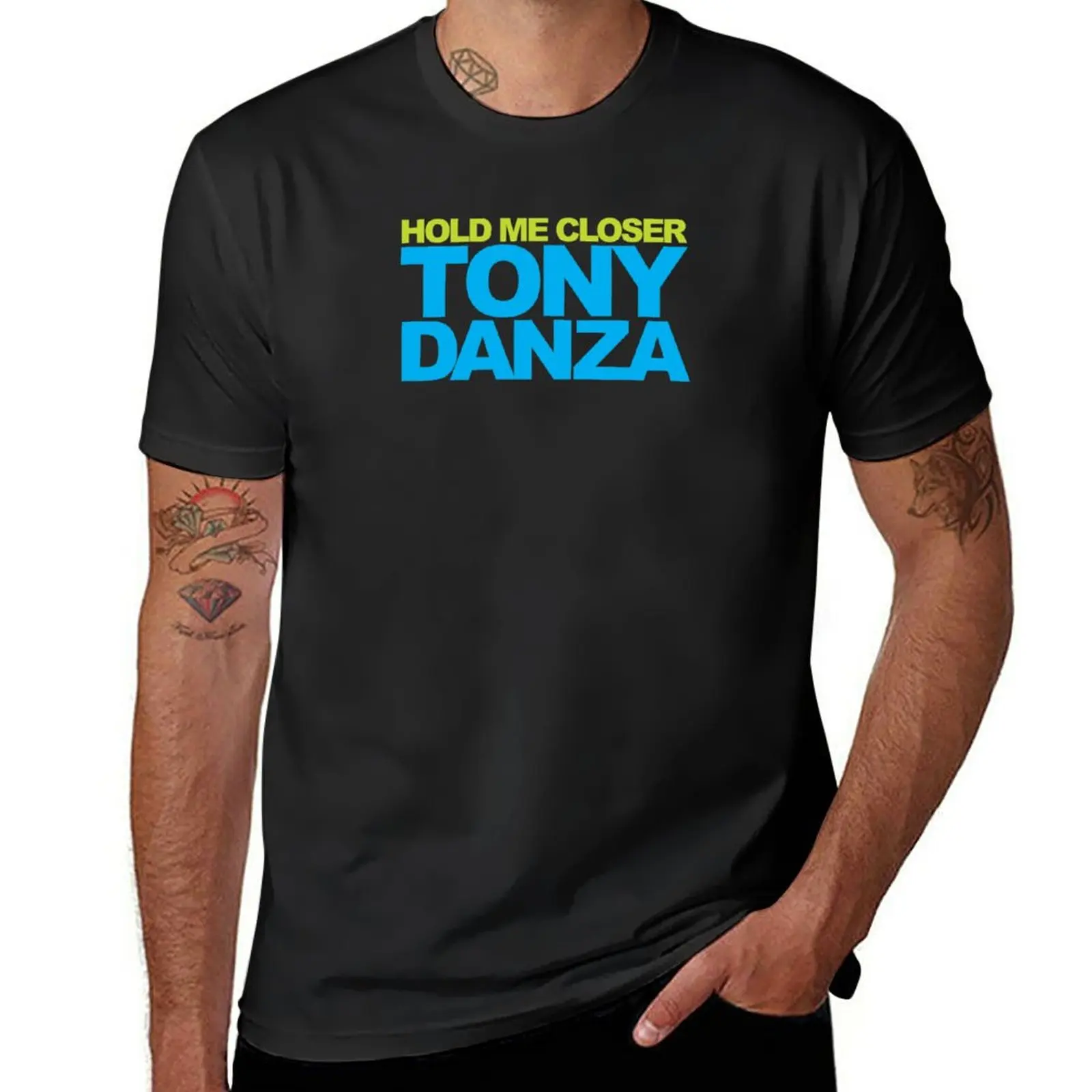 

New Elton John - Hold me closer Tony Danza T-Shirt anime clothes sweat shirts t shirts men