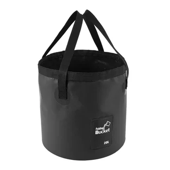 12L/20L Bowl Sink Washing Bag Car Wash Bucket Portable Outdoor Travel Foldable Water Multifunction Folding Portable Bucket Water