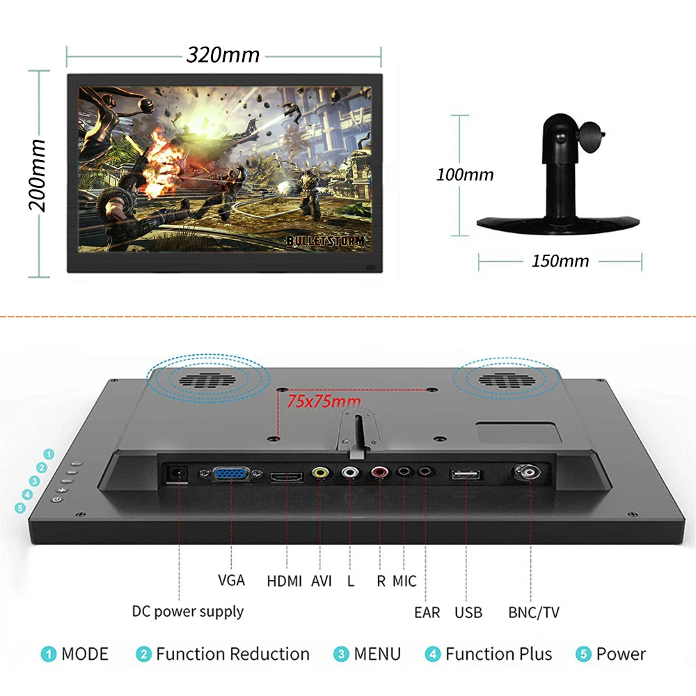 13.3 ġ HD PC  Ȯ LCD ÷ ޴ , Ŀ , ǻ ,   ps5 ġ Xbox tv