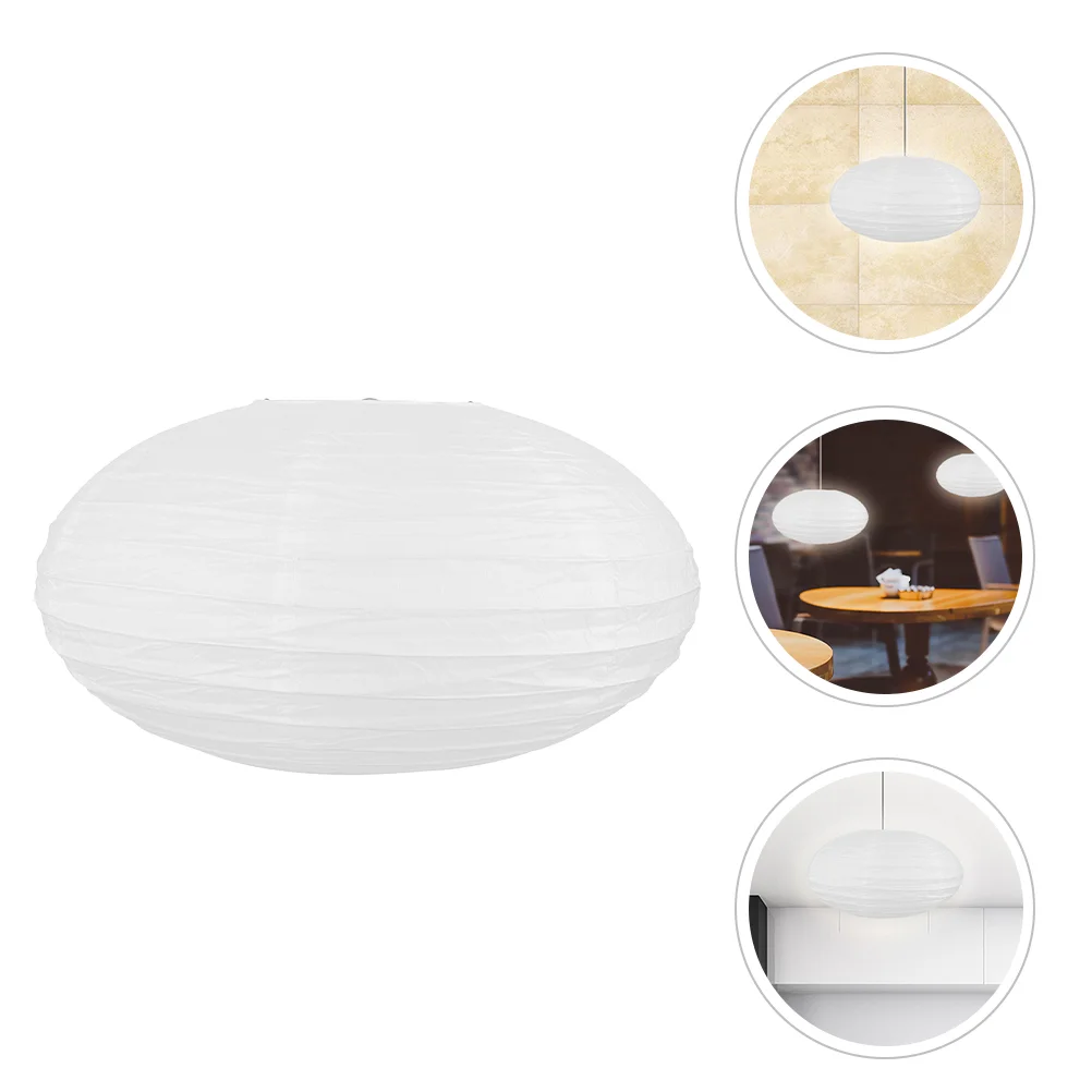 

White Paper Lanterns Hanging Paper Lantern Lamp Shade Ceiling Lampshade Ball Table Light Cover