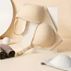 Front Open Nursing Bra Maternity Jelly Gel Laser Cutting Seamless Underwear Ultra Thin Breastfeeding Bra For Pregnant Women 3