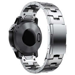 Premium Titanium Quick Fit Watch Strap - Enhanced Durability and Style - QuickFit 26mm (Titanium Silver)