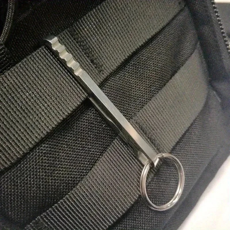 1/2/4pcs Stainless Steel EDC Tool Wallet - Multi-functional Keychain Carabiner Money Clip, Essential Outdoor Camping Accessories