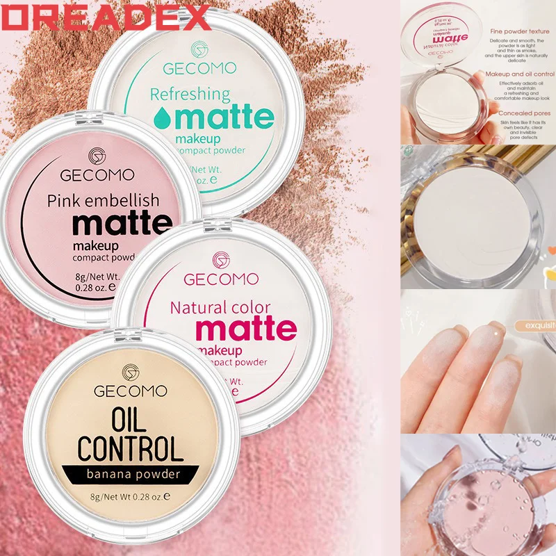 Concealer Powder Concealer Banana Powder Smooth Lasting Oil Control Waterproof Brightening Nature Makeup Powder Concealer High Gloss Cream, concealer powder, banana powder