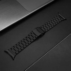 Luxury Men's Titanium Metal Watch Band - Elegant Strap - Galaxy Ultra 47mm (Black)