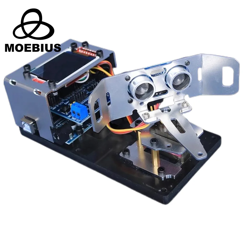 Arduino 초음파 레이더 탐지기 로봇 제조기 DIY 고등학교 프로그래밍 학습..