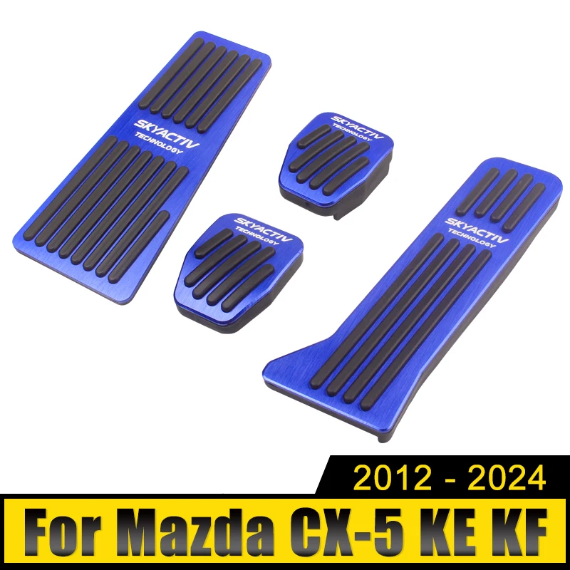 

For Mazda CX-5 CX5 KE KF 2012-2016 2017 2018 2019 2020 2021 2022 2023 2024 Car Accelerator Brake Pedals FootRest Pedal Cover Pad