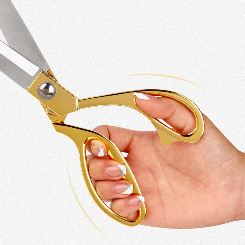 Sewing Scissors Fabric Clothing Sewing Professional Stainless Steel Tailor 8/9.5/10.5 Inch for Home Office Dressmakers