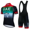 UAE Cycling Clothes Jersey Men Set Mtb Road Bike Uniform Shorts Man Mountain Complete 2024 Bib Men's Suit Cycle Spring Summer 3