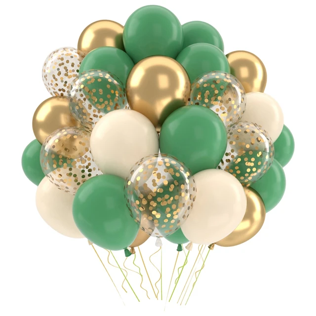 Ballons métalliques en Latex perlé, confettis dorés, pour anniversaire, mariage, réception-cadeau pour bébé, décor de fête, 31/36/37/51/101 pièces 6