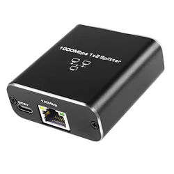 High - Speed RJ45 Ethernet Splitter and Extender Adapter (1 IN 2 OUT 1PCS)