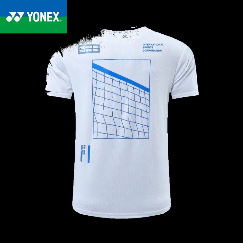 Badminton Uniforms YONEX Children's Training Competition Tennis Short-sleeved Men's and Women's Same Style Quick-drying Jersey