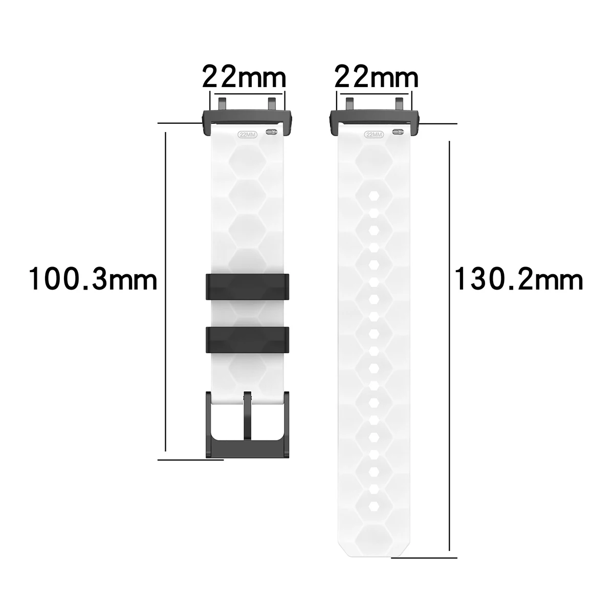 Silicone Sports Watchband Strap Bracelet