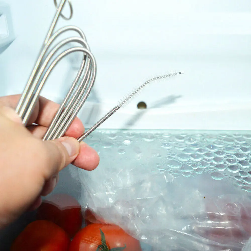 Kühlschrank Ablauf Dredge Reinigung Set Lange Flexible Kühlschrank Peeling Pinsel Wasser Baggerarbeiten Wasser Rohr Reinigung Werkzeug Spule Pinsel