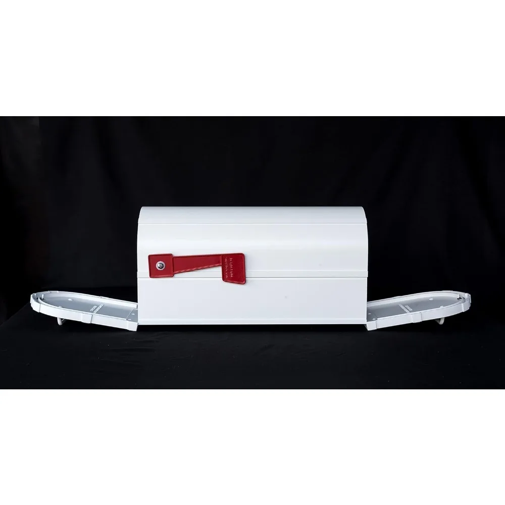 Aluminum Mailboxes for Outside with Post and Solar Mailbox Light for Easy Navigation,Mailbox and Post Combo Kit,Custom Mailboxes 5