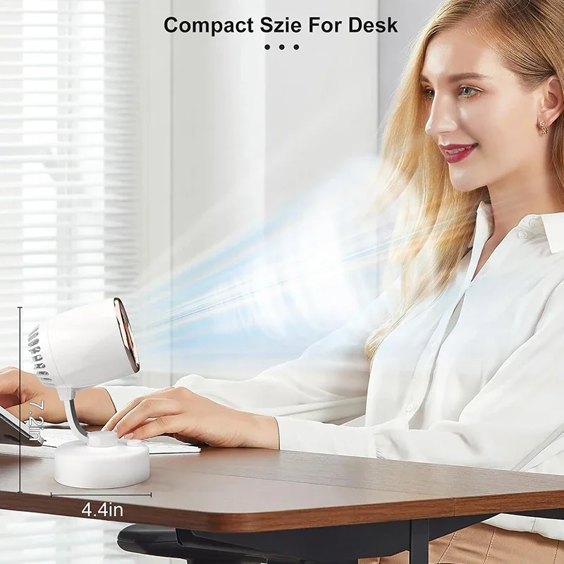 مروحة صغيرة محمولة فائقة الهدوء لسطح المكتب بقدرة...
