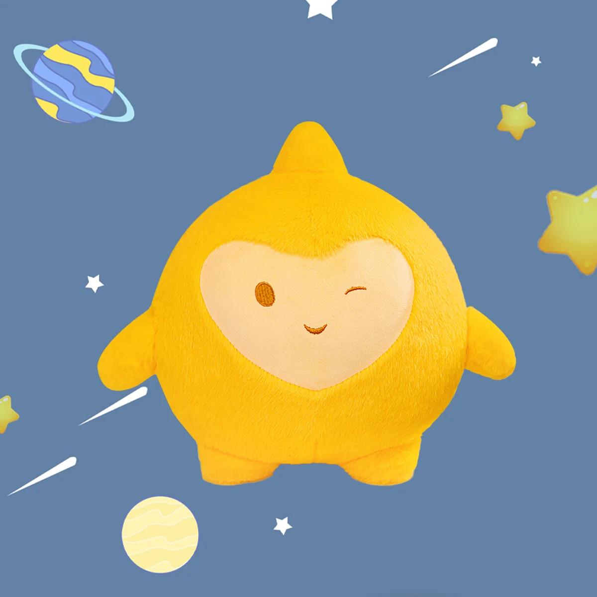 Star Plush Pillow Toys Adorable Lucky Wishing Star Plush Doll Soft Plush Pillow Kawaii Sleep Toy Home Decoration Kids Birthday Gift