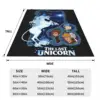 The Last Unicorn Blankets Fleece Breathable Sofa Throw Blankets For Couch Bedding Office Throws Bedspread Quilt 3