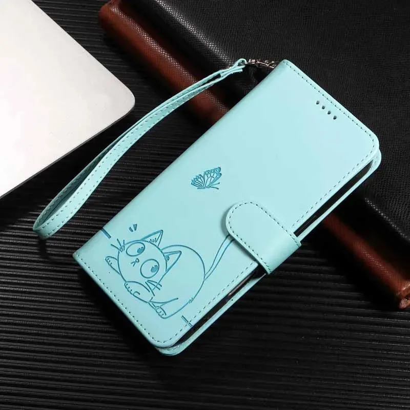 Luxurious Leather Wallet Case with Flip Card Stand and Book Cover Design