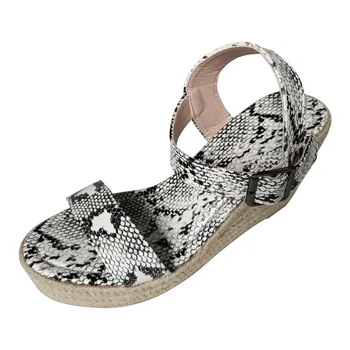 Ladies Leisure Wedges Heeled Wedge Heel Serpentine Sandals Summer New Sandals Party Platform High Heels Shoes Sandalias Mujer 4