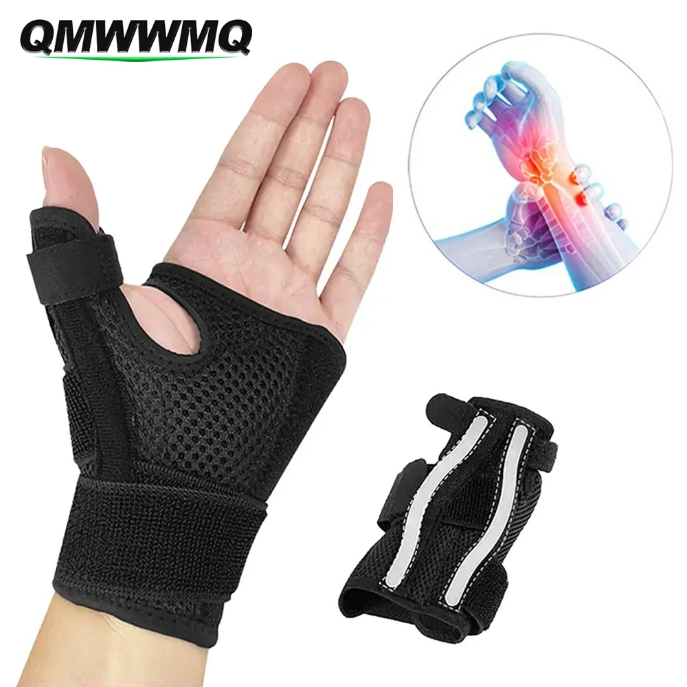 

Wrist Brace Wrist Wraps & Thumb Stabilizer with Splints Support for Sprain Carpal Tunnel Arthritis Trigger Finger Pain Relief