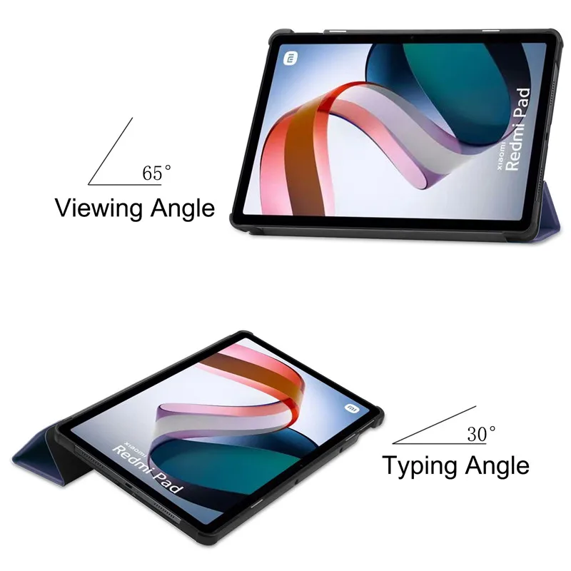 Tablet Cover For Funda Xiaomi Redmi Pad Case 10.61" Smart PU Leather Magnetic Shell For Coque Redmi Pad 10.61 2022 Case + Stylus_voghion.com