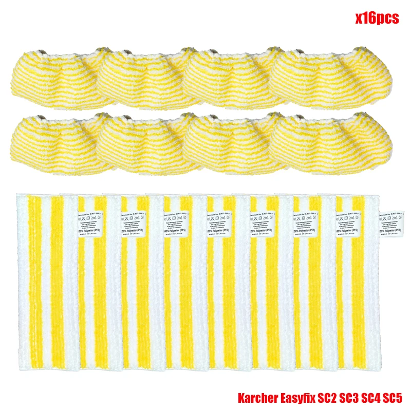 Enhanced Microfiber Cleaning Pads - Steam Mop Accessories