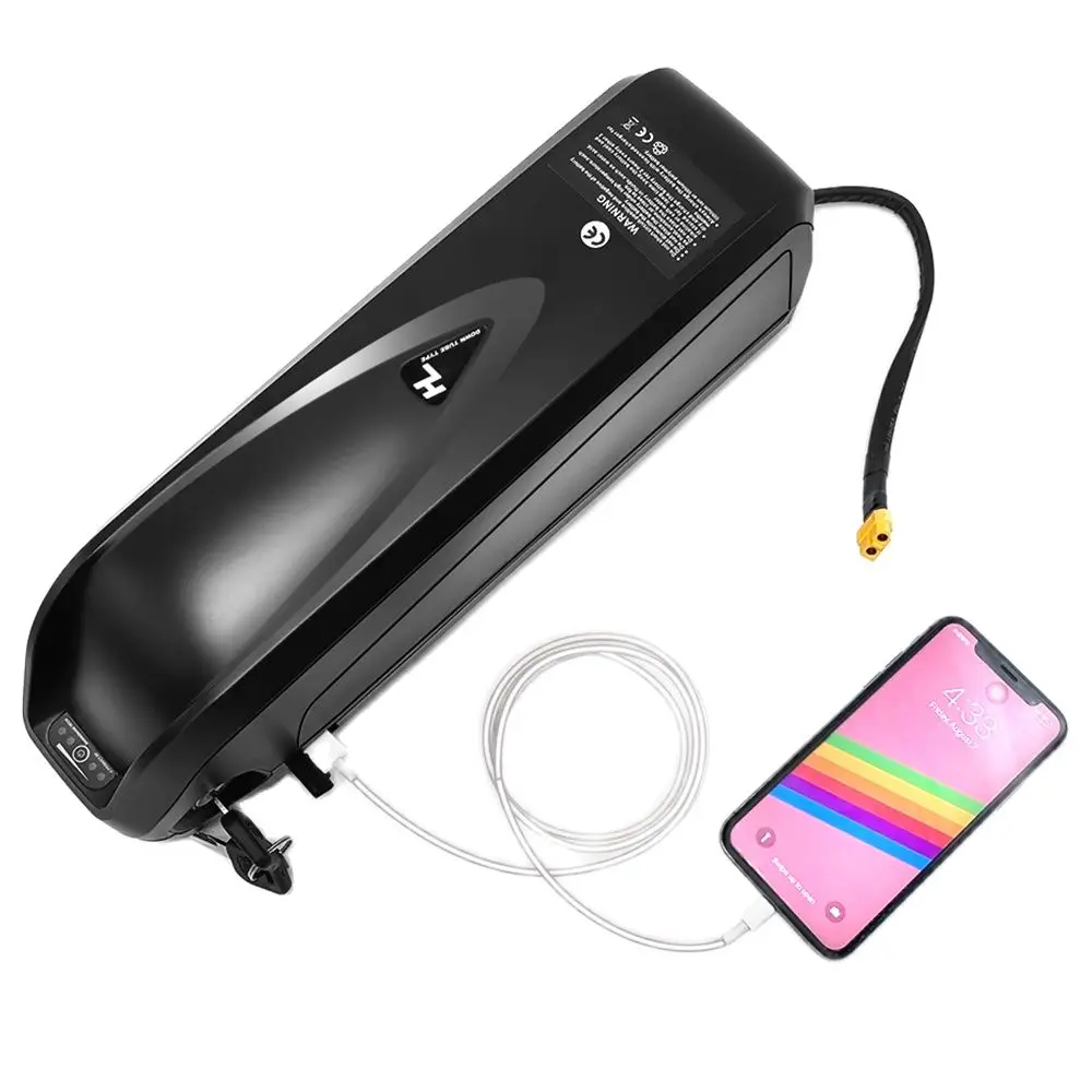 36V 48V 52V 24Ah 17.5Ah 13Ah 21Ah Electric E Bike Hailong Samsung 18650 Cell Pack Potente Caricatore Senza Batteria Al Litio Per Bicicletta