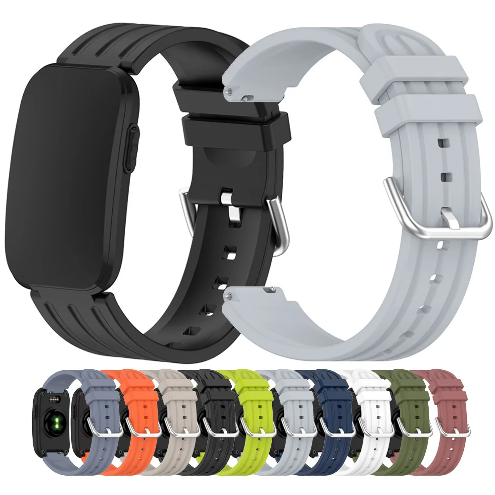Textured Surface Quick Release Watchband with Silver Buckle – Premium Wrist Strap