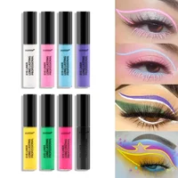 8 Color Eyeliner Liquid Pencil Waterproof Easy To Wear Make Up Matte Eye Liner Blue Pink Green White Black Purple Yellow Eyliner 2