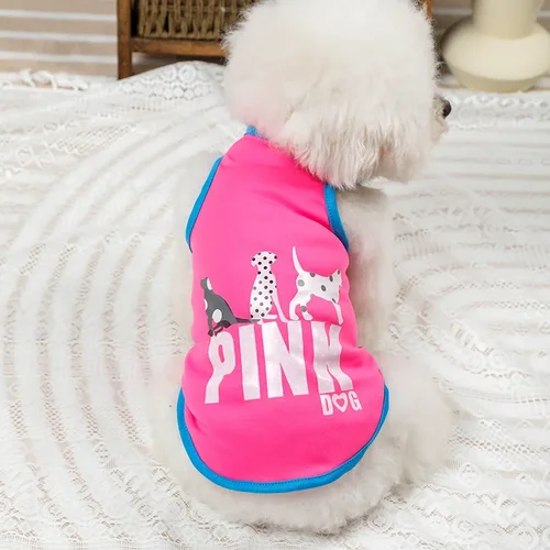 귀여운 반려동물 조끼 줄무늬 강아지 옷, 민소매 여름 고양이 티셔츠, 강아지 셔츠, 내구성 단색 강아지 액세서리 3