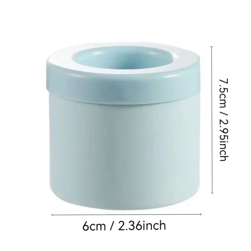 Silicone Ice Cube Mold Round Ice Bucket Summer Homemade DIY Refrigerator Freeze Ice Maker Creative Ice Cube Mold Barware Tools 6