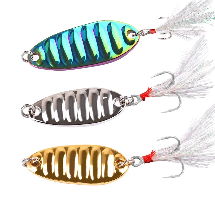 1PCS Metal VIB Lures 1.5g-25g Sequins Wobbler Vibrations Spoon Fishin –  Aorace Fishing