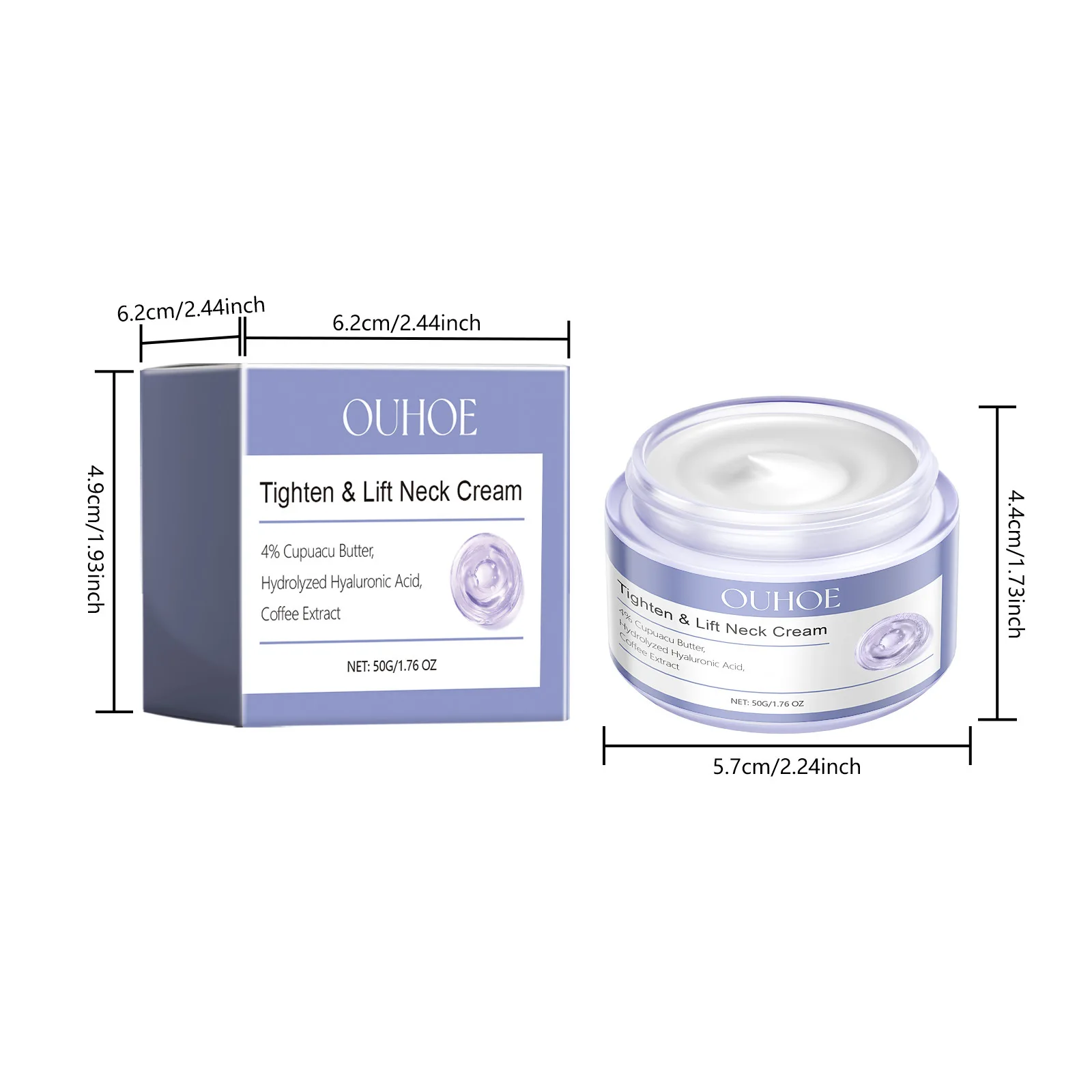 Neck Tightening Cream - Nourishing Anti-Aging Moisturizer for Elasticity and Brightness