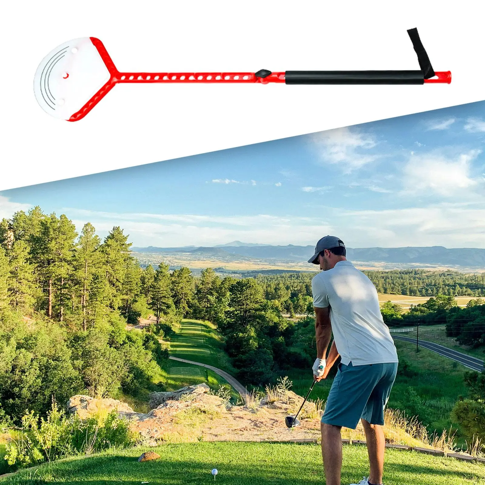 

Портативный тренажер для игры в гольф, инструмент для тренировок на открытом воздухе, аксессуары для гольфа