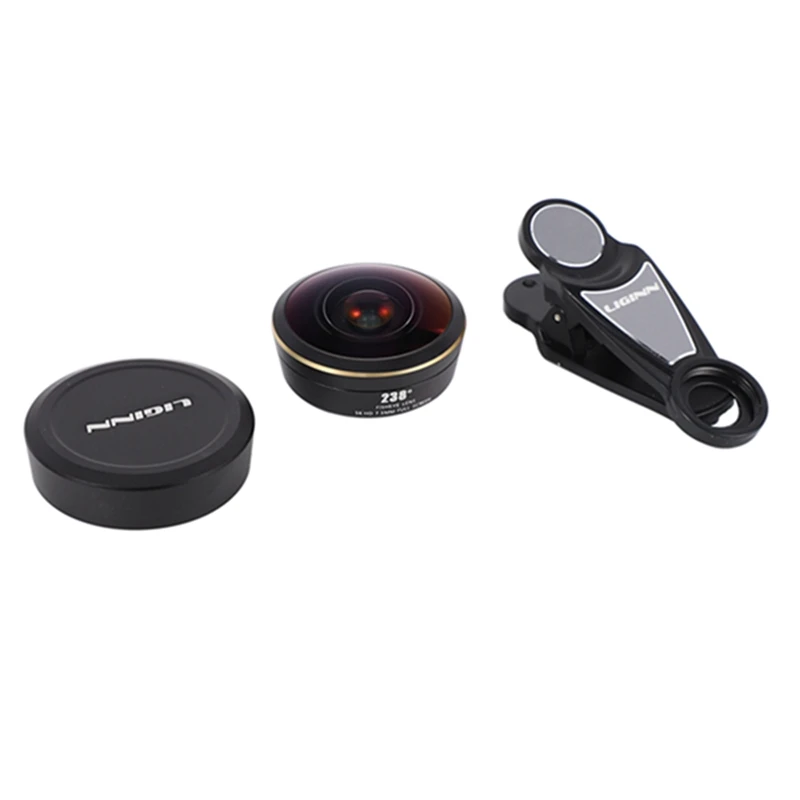 슈퍼 어안 238 도 5K HD 풀 스크린 휴대폰 카메라 렌즈 키트, 아이폰 Xs Xr 8 7 6 밀레 폰 화웨이용