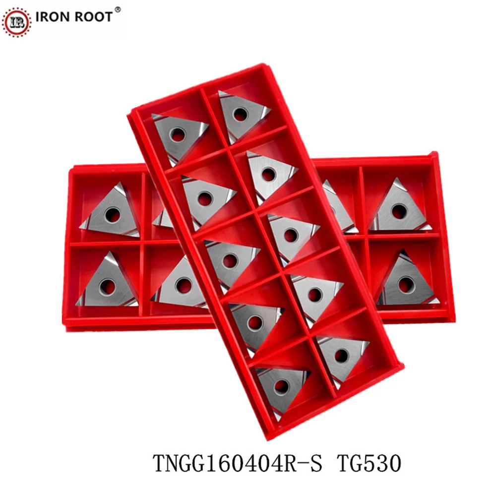 

Turning Insert TNGG160402R-S,160402L-S,160404R-S,160404L-S TG530 CNC Metal Lathe Tool Cermet Insert For SVJBR/L Tool Holder